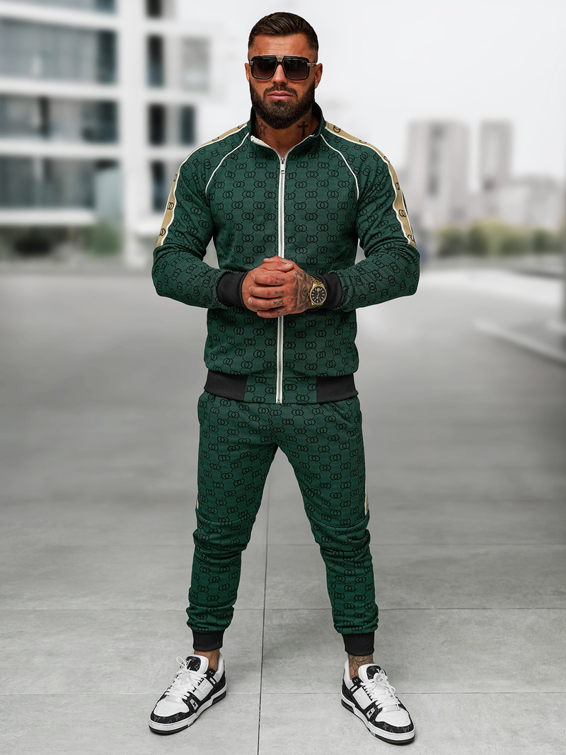 Спортивний костюм чоловічій Зелений OZONEE O/FF5110AB