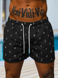 Spodenki kąpielowe męskie czarne OZONEE O/MTK3218