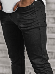 Spodnie męskie jeansowe czarne/1 OZONEE DP/585