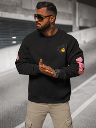 Bluza oversize czarna OZONEE O/SWE23041