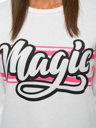 Bluza damska biała OZONEE JS/B26001