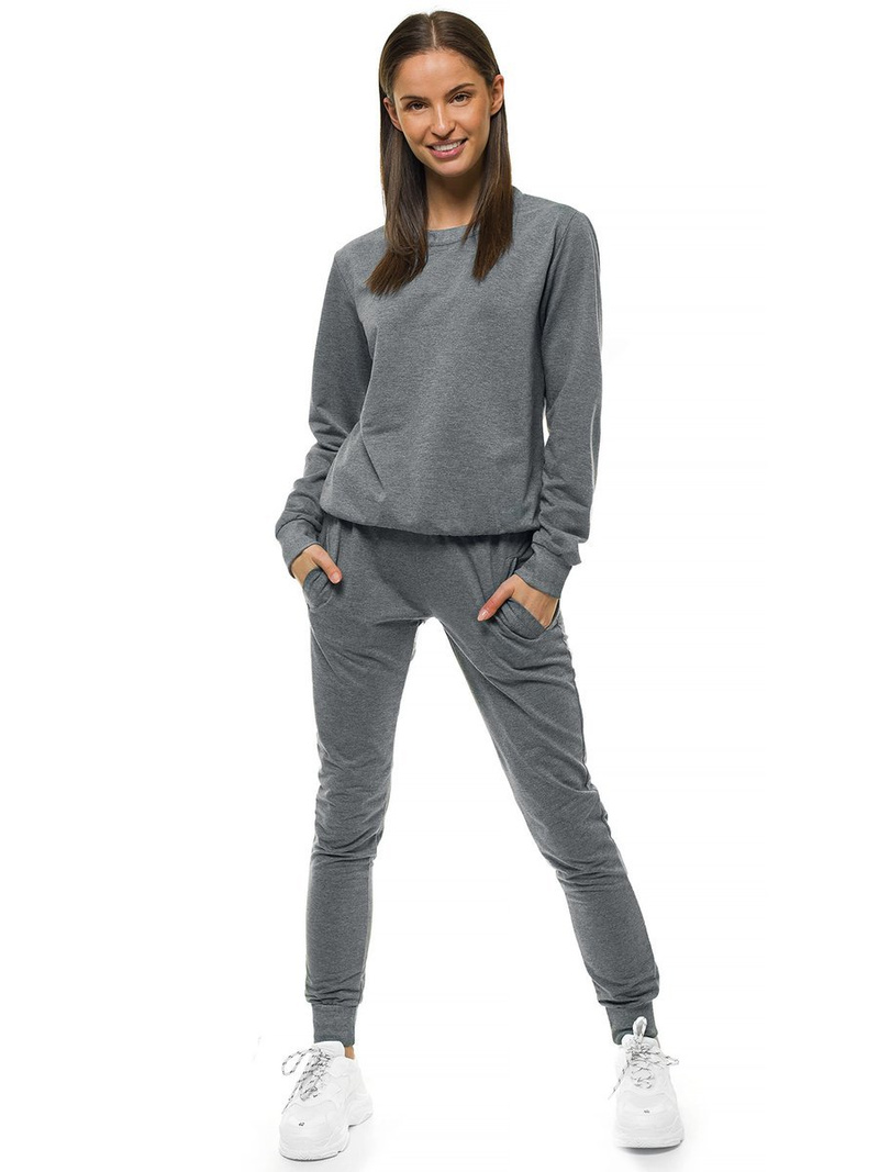 Жіноча Толстовка Графітова OZONEE JS/68B20001/5