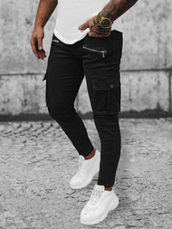 Чоловічі джинси Чорнi OZONEE NB/MP0123N