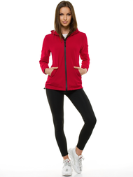 Kurtka przejściowa damska bordowa OZONEE JS/HH036/13