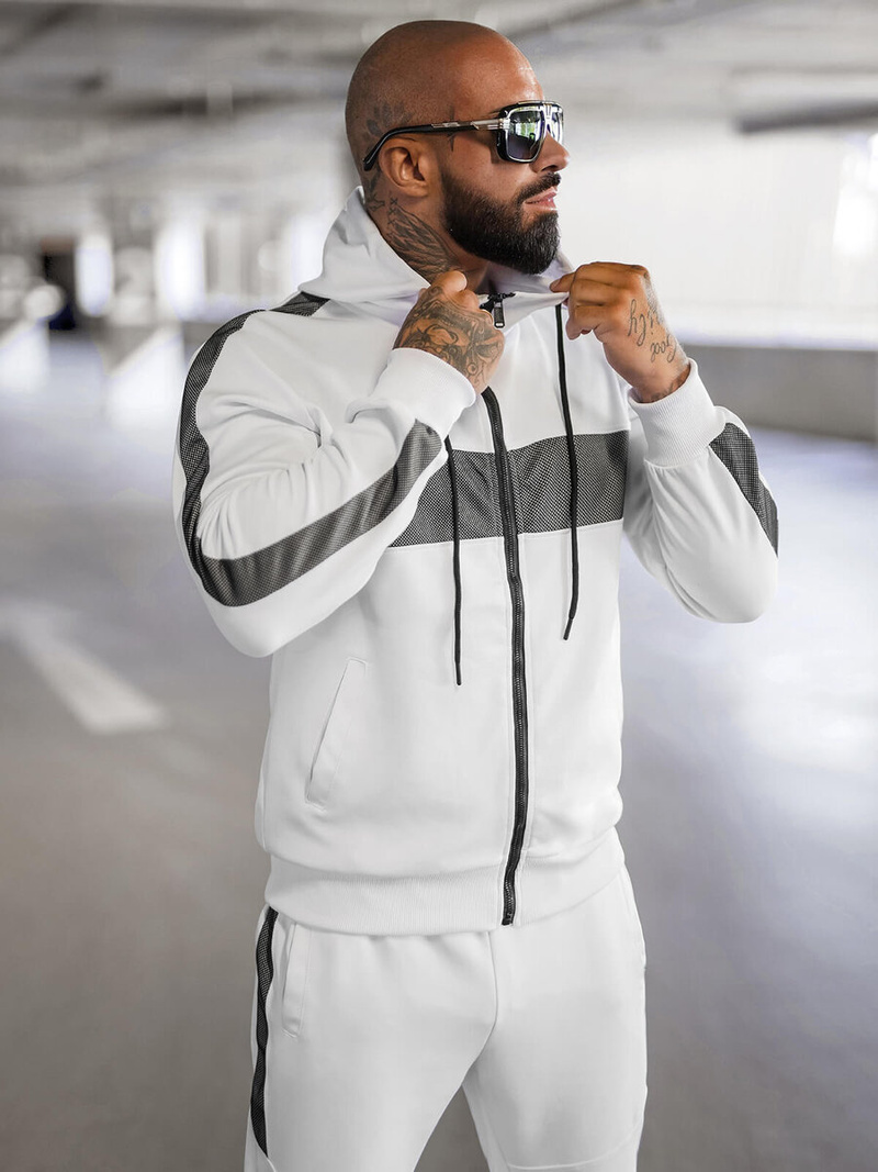 Чоловічий спортивний комплект Бiлий OZONEE JS/8C8115/1Z