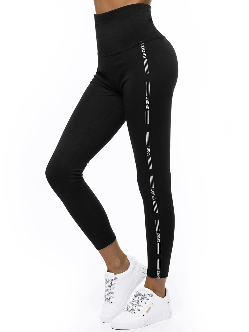 Legginsy damskie czarne OZONEE O/TS207/1