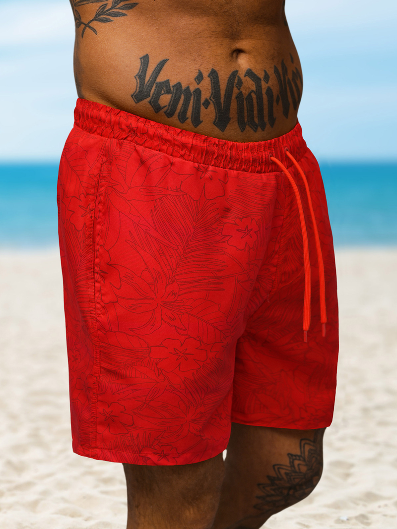 Шорти для плавання чоловічі червонi OZONEE O/MTK4468