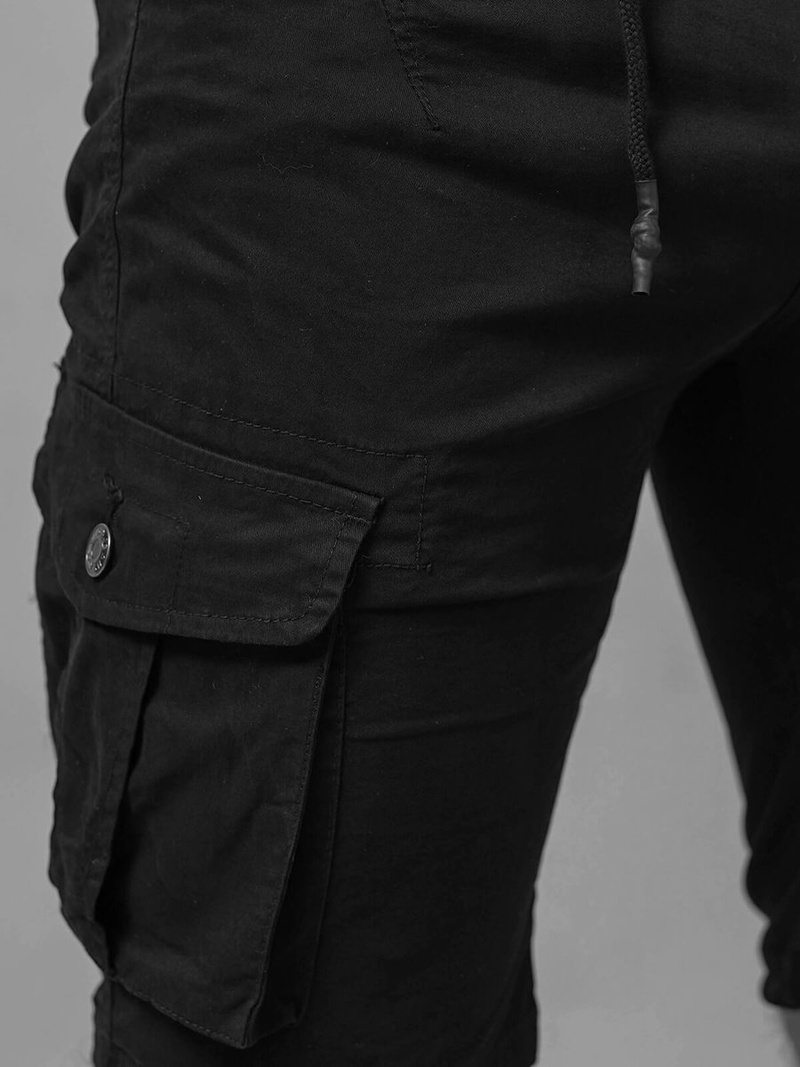 Шорти джинові чоловічі Чорнi OZONEE T/BB70011/1Z