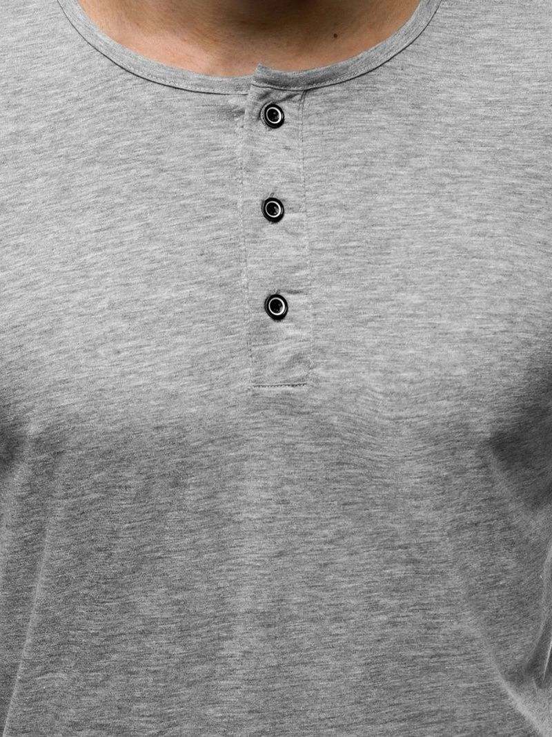 Longsleeve męski szary OZONEE O/1114