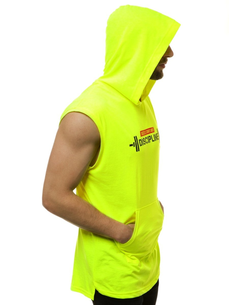 Майка чоловіча Жовта-неон OZONEE MACH/M1211