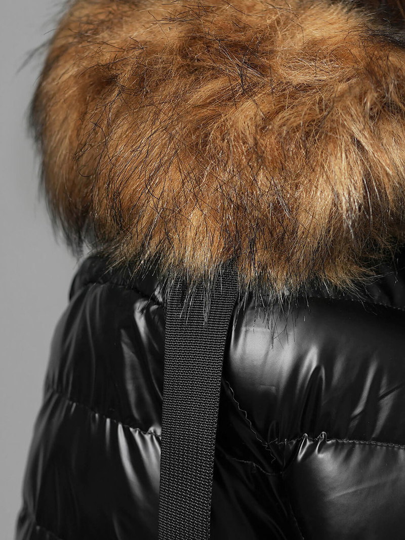 Куртка жіноча Чорно-Коричнева OZONEE JS/5M3139/392B