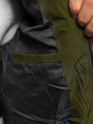 Kurtka męska pikowana khaki OZONEE JS/31M5003/B