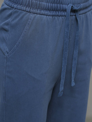 Spodnie jeansowe damskie wide leg niebieskie OZONEE O/330098