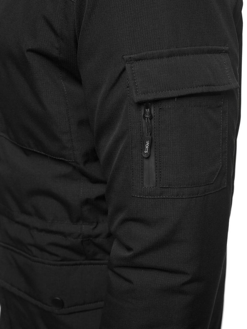 Kurtka zimowa męska czarna OZONEE O/9803