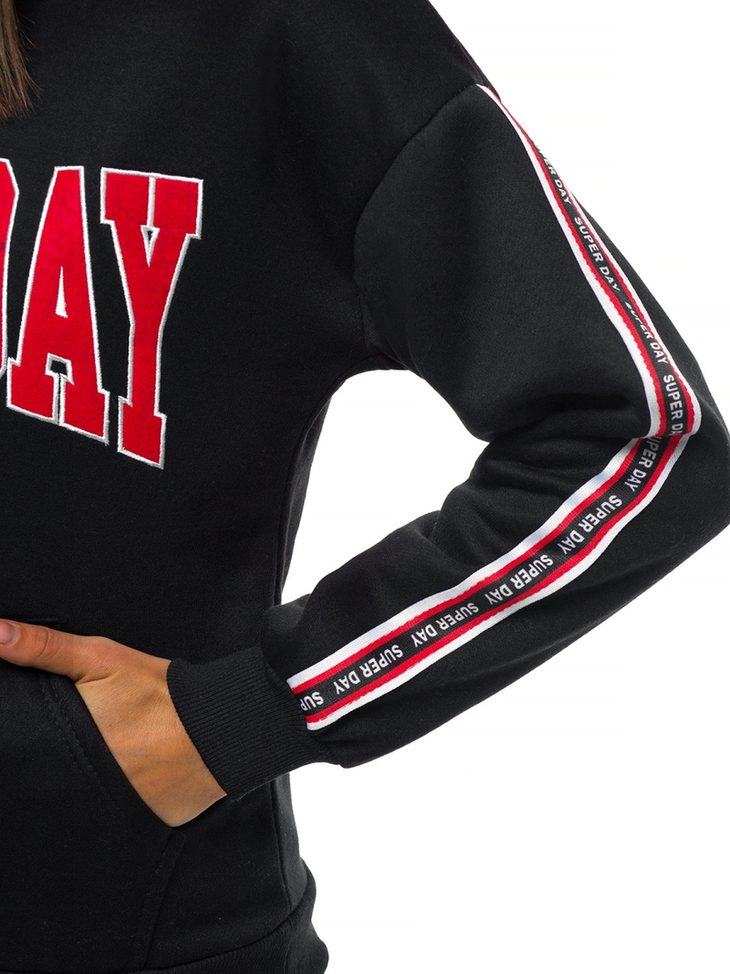 Жіноча Толстовка Чорна OZONEE JS/B26014