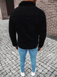 Kurtka męska jeans czarna OZONEE BN/7278