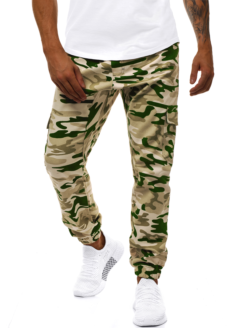 ATHLETIC 404 Штани чоловічі джоггери Бежевi