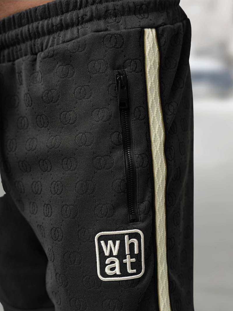 Komplet dresowy męski krótki ciemno-grafitowy OZONEE O/QQ1621AB