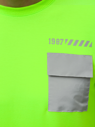 Bluza męska zielono-neonowa OZONEE MACH/20373Z