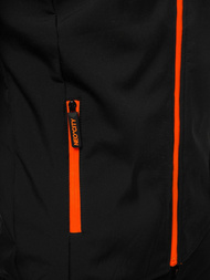 Kurtka softshell męska czarna OZONEE JS/KS2185