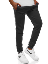 Spodnie dresowe męskie czarne men/ck01