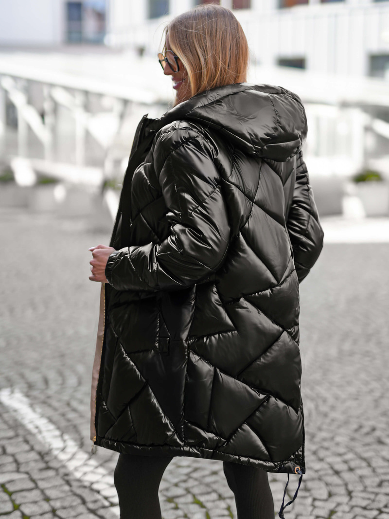 Куртка жіноча чорна OZONEE JS/5M3189/392Z