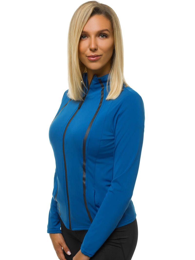 Bluza sportowa damska indygo OZONEE JS/YW06009/41