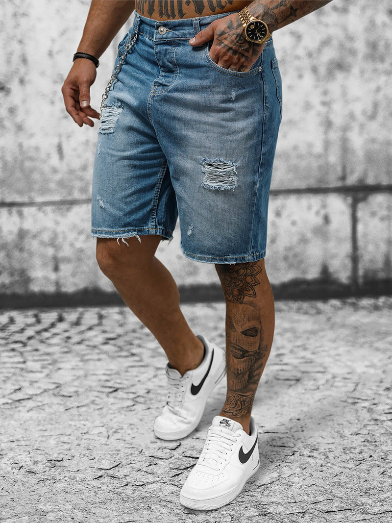 Шорти чоловічі cинi OZONEE DP/172