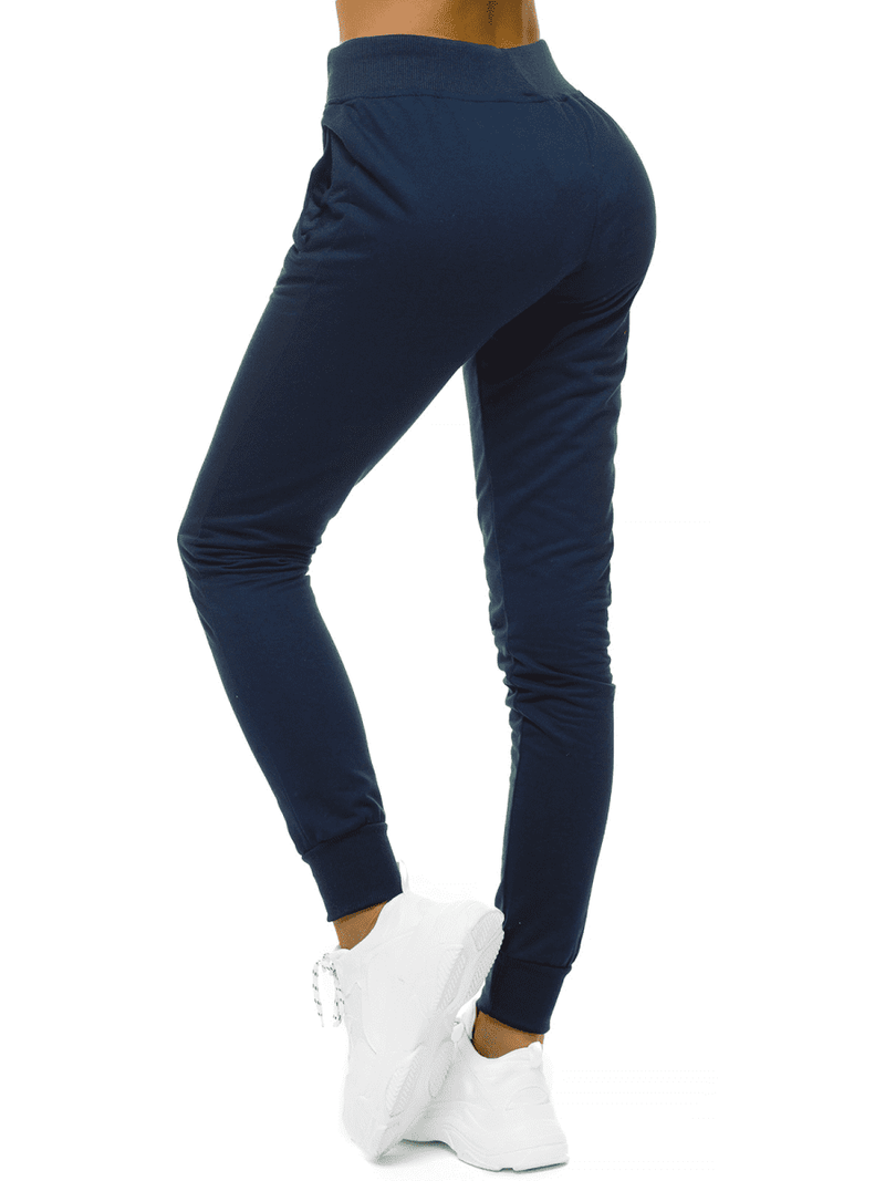 Spodnie dresowe damskie granatowe OZONEE JS/68K20001JS/25