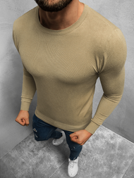 Sweter męski beżowy OZONEE TMK/YY01/11