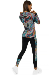 Жіночий спортивний костюм з двох частин Кольоровий OZONEE O/MS022