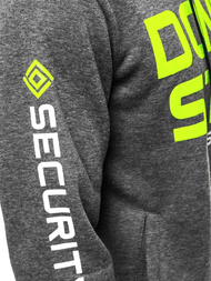 Bluza z kapturem męska grafitowa OZONEE JS/Y10052