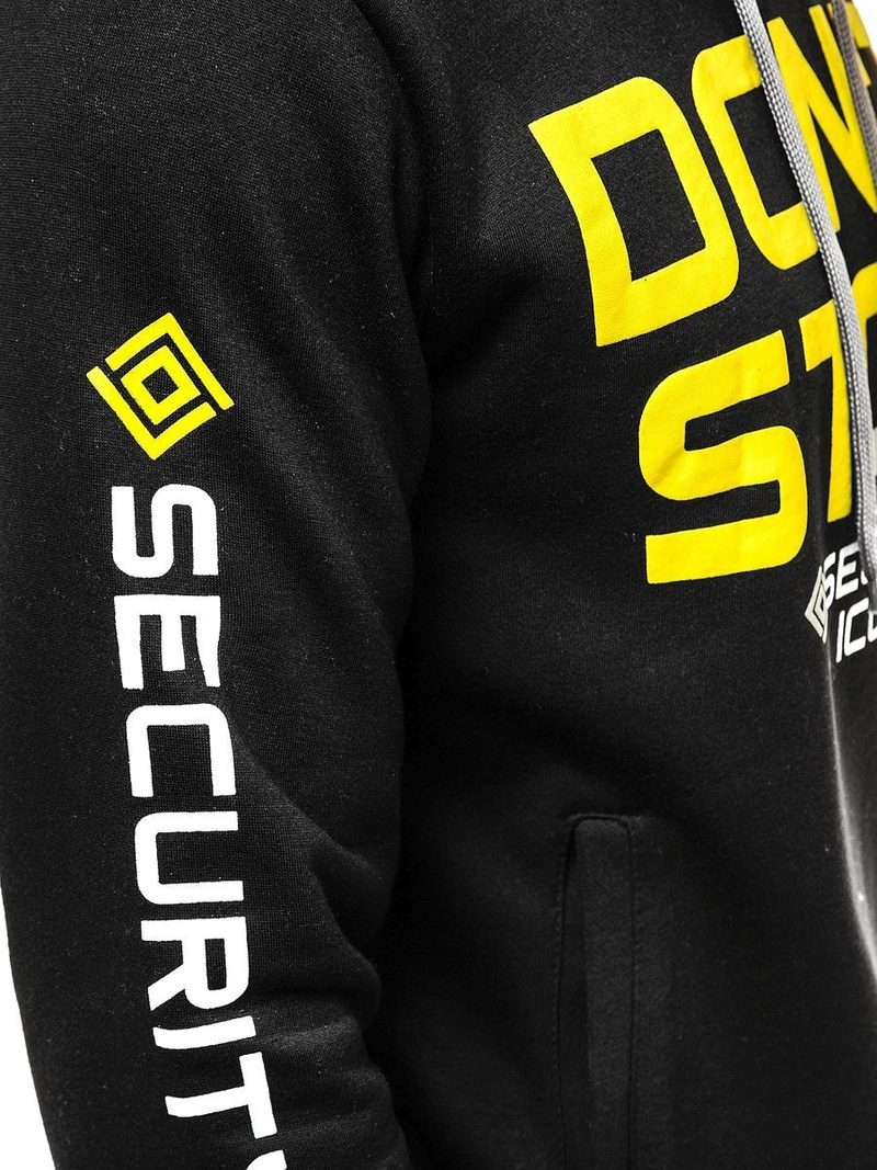 Толстовка чоловіча Чорна OZONEE JS/Y10052