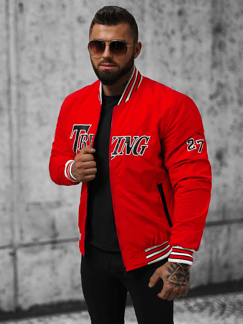 Куртка Чоловіча Червона OZONEE JS/84M3013/270