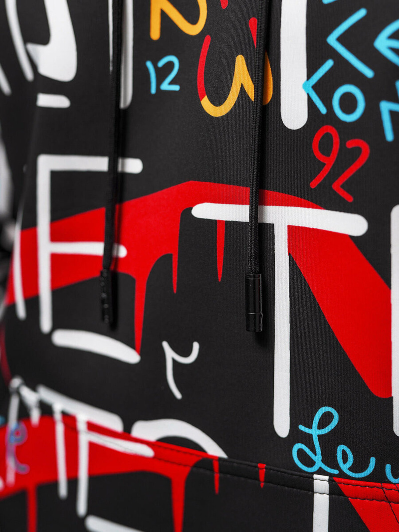 Толстовка чоловіча чорна OZONEE JS/8B1233/3