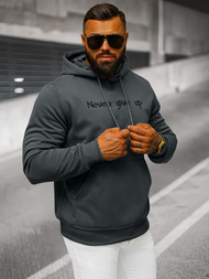 Bluza z kapturem męska grafitowa OZONEE JS/27B6512/5