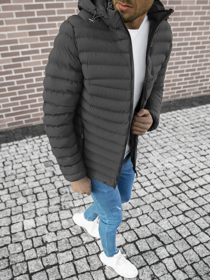 Куртка чоловіча Графітова OZONEE JS/M13057/105Z