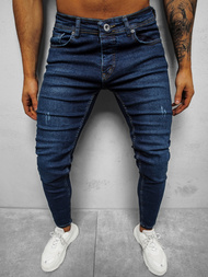 Spodnie jeansowe męskie granatowe OZONEE E/1266SP