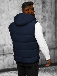 Безрукавка чоловіча tемно-cиня OZONEE JS/84M3028/215