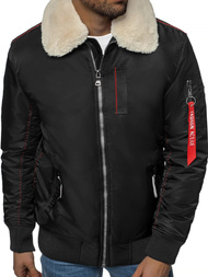 Kurtka męska czarna OZONEE O/X1026K