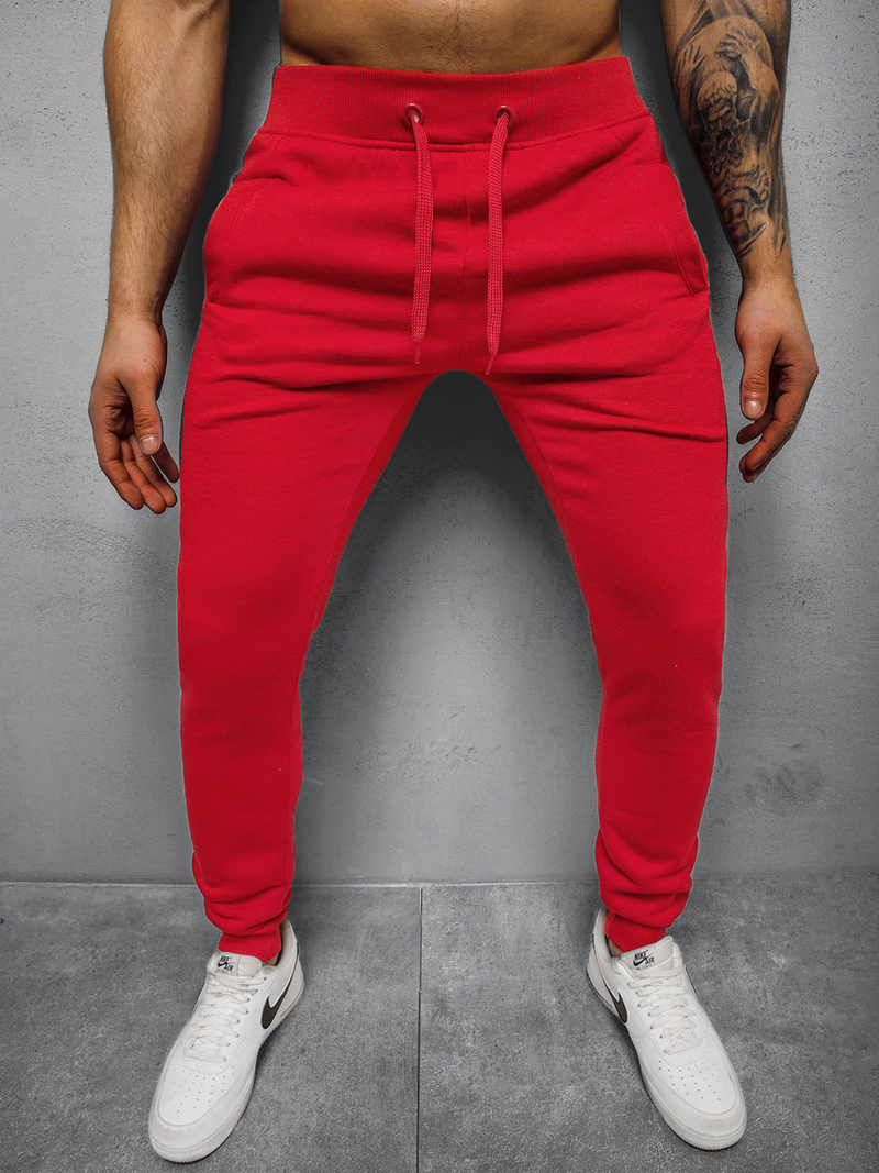 Штани спортивні чоловічі Темно-Червонi OZONEE JS/XW01/59