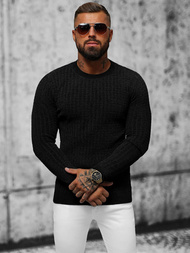 Светр чоловічій чорний OZONEE O/ZZ190157