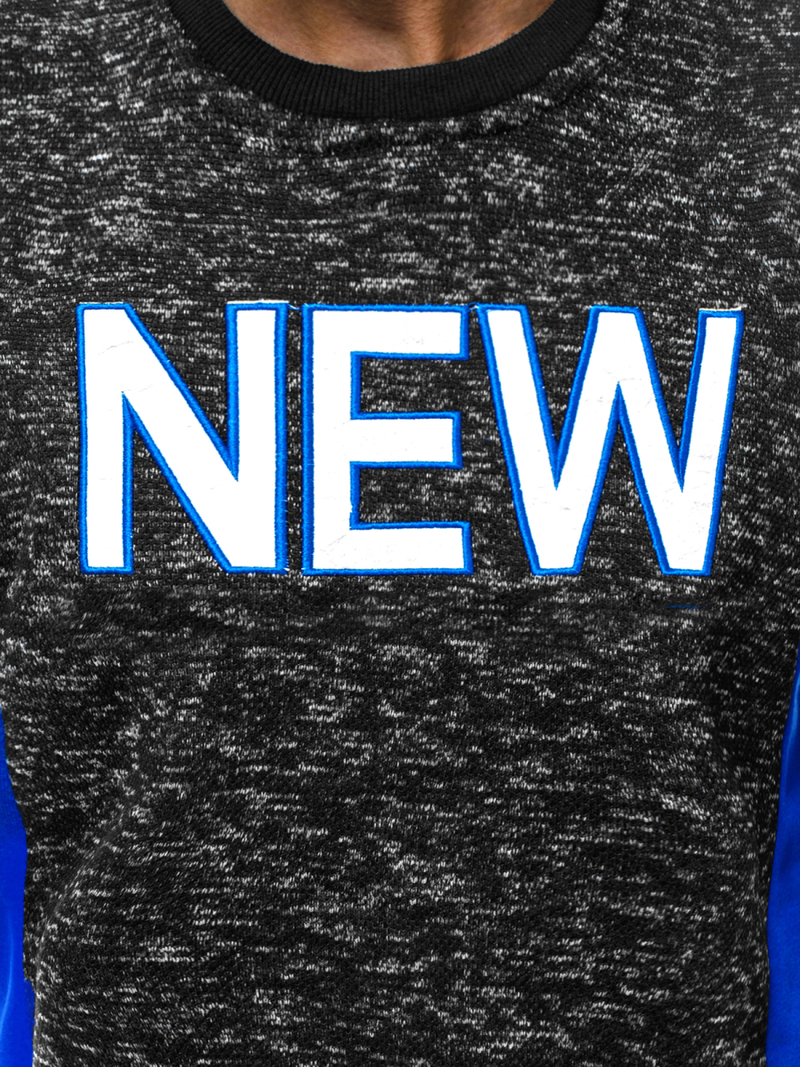 Bluza męska czarna OZONEE JS/KS1908Z