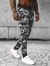 Spodnie dresowe męskie szare OZONEE JS/KZ15Z