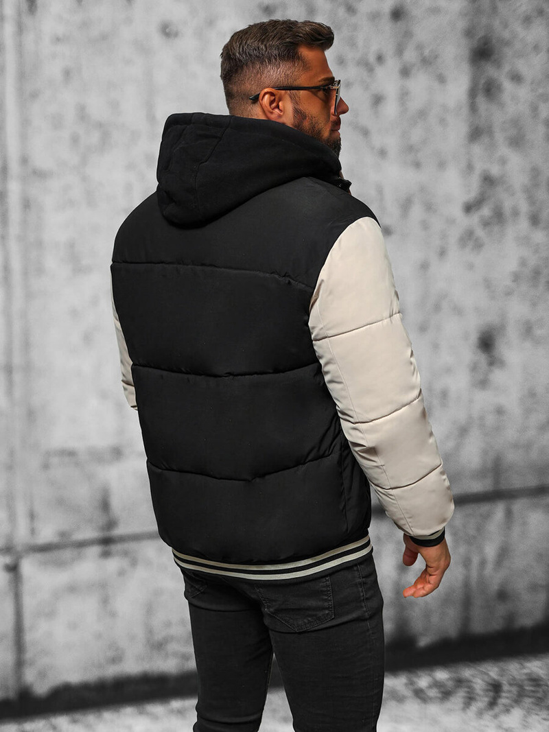 Куртка чоловіча чорна OZONEE JS/31M5002