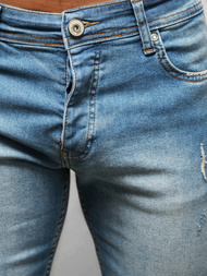 Spodnie jeansowe męskie niebieskie OZONEE O/WE1028