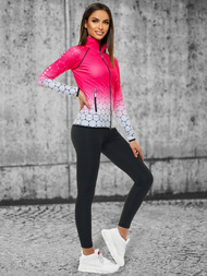 Komplet sportowy dwuczęściowy różowy OZONEE O/20412