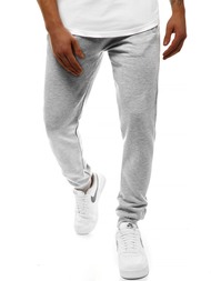 Spodnie dresowe męskie szare men/ck01