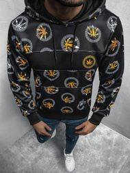 Толстовка чоловіча Чорна OZONEE O/HM521