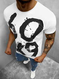 T-Shirt męski biały OZONEE O/1297